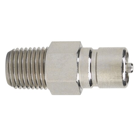 Moeller Moeller 033491-10 Chrome Plated Brass Male 1/4" NPT Fuel Engine Connector for Nissan/Tohatsu 033491-10